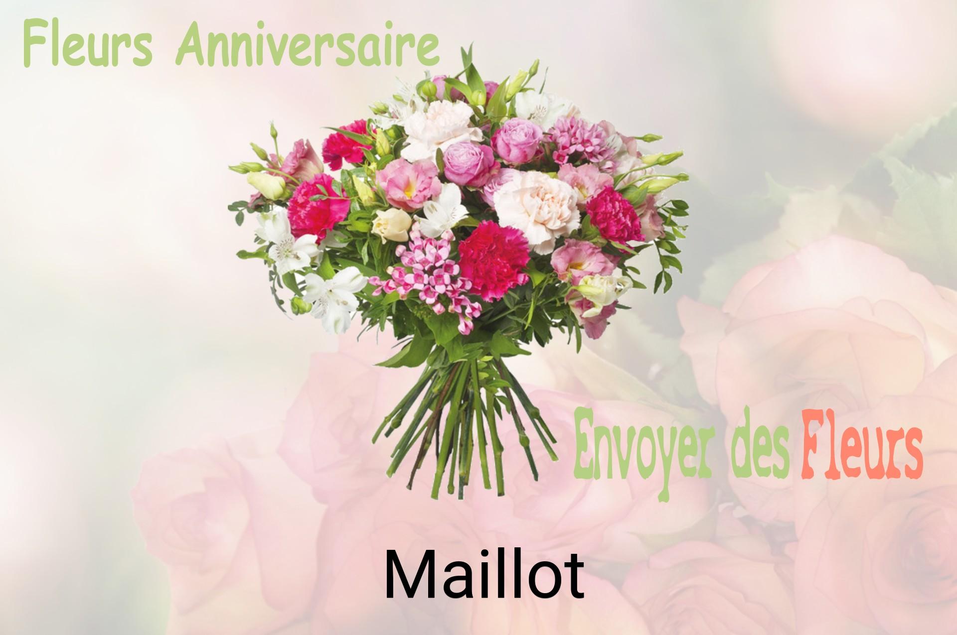 Bouquet de fleurs d’anniversaire livré à Maillot