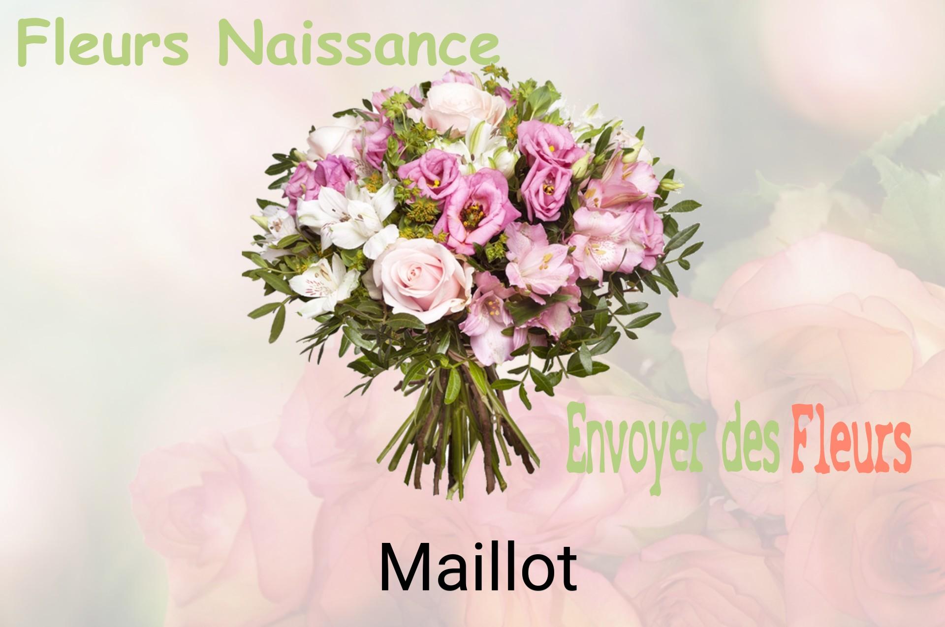 Bouquet de fleurs de naissance livré à Maillot
